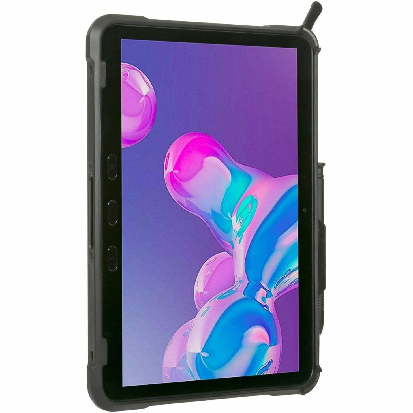 Targus Field-Ready THD933USZ Keyboard/Cover Case Samsung Galaxy Tab Active4 Pro Tablet ID Card Stylus - Black