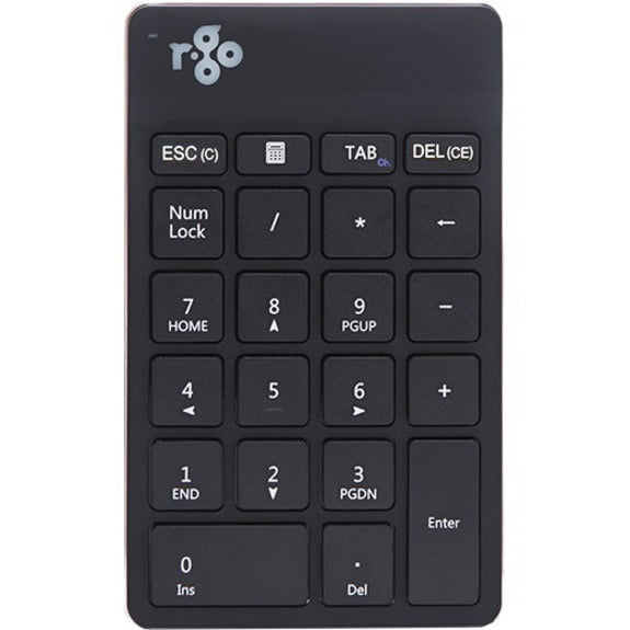 R-Go Numpad Break numeric keyboard with pause software Bluetooth black