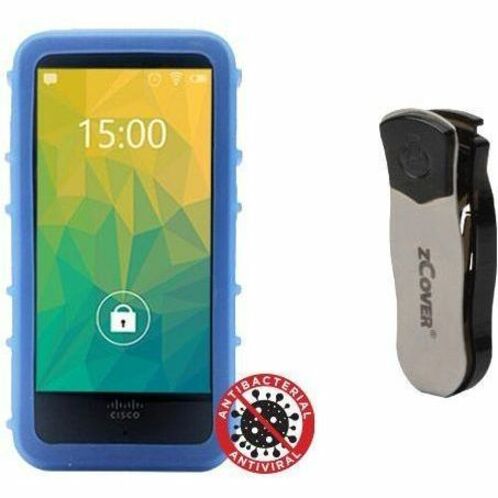 zCover Dock-in-Case Rugged Carrying Case Cisco Spectralink Wireless Phone Bar Code Scanner - Blue
