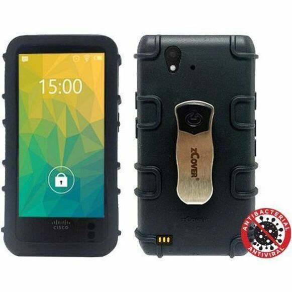 zCover Dock-in-Case Rugged Carrying Case Spectralink Cisco Wireless Phone Handset - Black