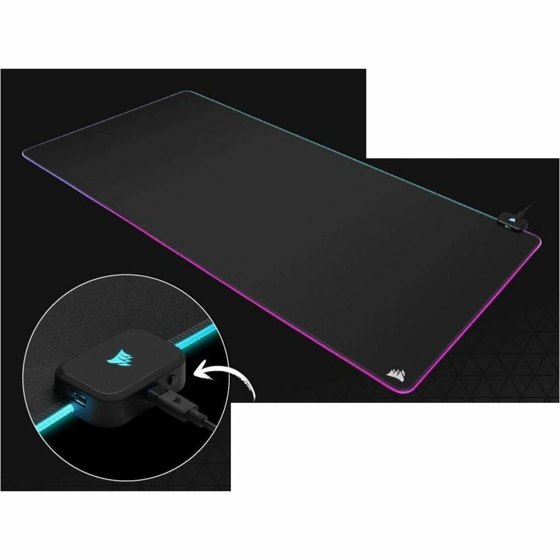 Corsair MM700 RGB Extended 3XL Cloth Gaming Mouse Pad / Desk Mat