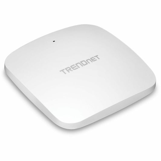 TRENDnet AX5400 Dual Band WiFi 6 PoE+ Access Point TEW-925DAP 1 x 2.5GBASE-T PoE+ LAN Port OFDMA and MU-MIMO Technology 4804Mbps (5Ghz) 573Mbps (2.4Ghz) WPA3 Ecryption White