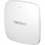 TRENDnet AX5400 Dual Band WiFi 6 PoE+ Access Point TEW-925DAP 1 x 2.5GBASE-T PoE+ LAN Port OFDMA and MU-MIMO Technology 4804Mbps (5Ghz) 573Mbps (2.4Ghz) WPA3 Ecryption White
