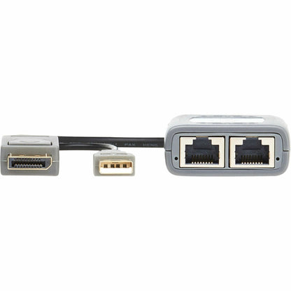 Tripp Lite 2-Port DisplayPort to HDMI over Cat6 Extender Kit Pigtail Transmitter/2x Receivers 4K 60 Hz HDR 4:4:4 230 ft. (70.1 m) TAA