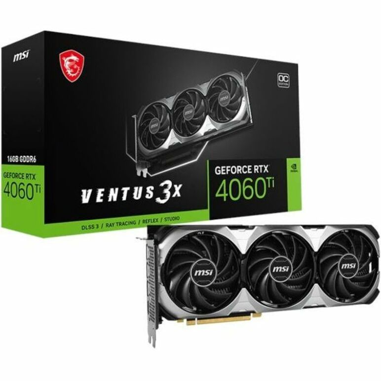 MSI NVIDIA GeForce RTX 4060 Ti Graphic Card - 16 GB GDDR6