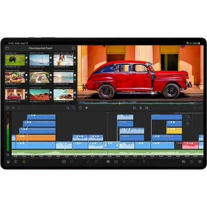 Samsung Galaxy Tab S9+ 5G SM-X818U Tablet - 12.4" WQXGA+ - Cortex X3 Single-core (1 Core) 3.36 GHz + Cortex A715 Dual-core (2 Core) 2.80 GHz + Cortex A710 Dual-core (2 Core) 2.80 GHz - 12 GB RAM - 256 GB Storage - Android 13 - 5G - Graphite