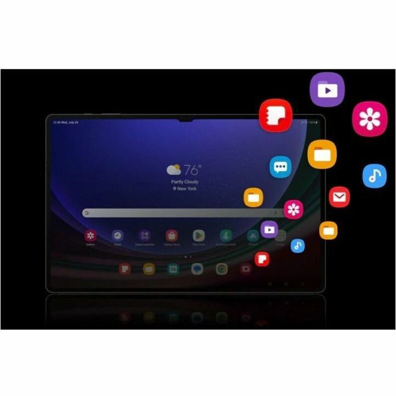 Samsung Galaxy Tab S9 SM-X71 Rugged Tablet - 11" - Octa-core (Cortex X3 Single-core (1 Core) 3.36 GHz + Cortex A715 Dual-core (2 Core) 2.80 GHz + Cortex A710 Dual-core (2 Core) 2.80 GHz) - 8 GB RAM - 128 GB Storage - Android 13 - Graphite