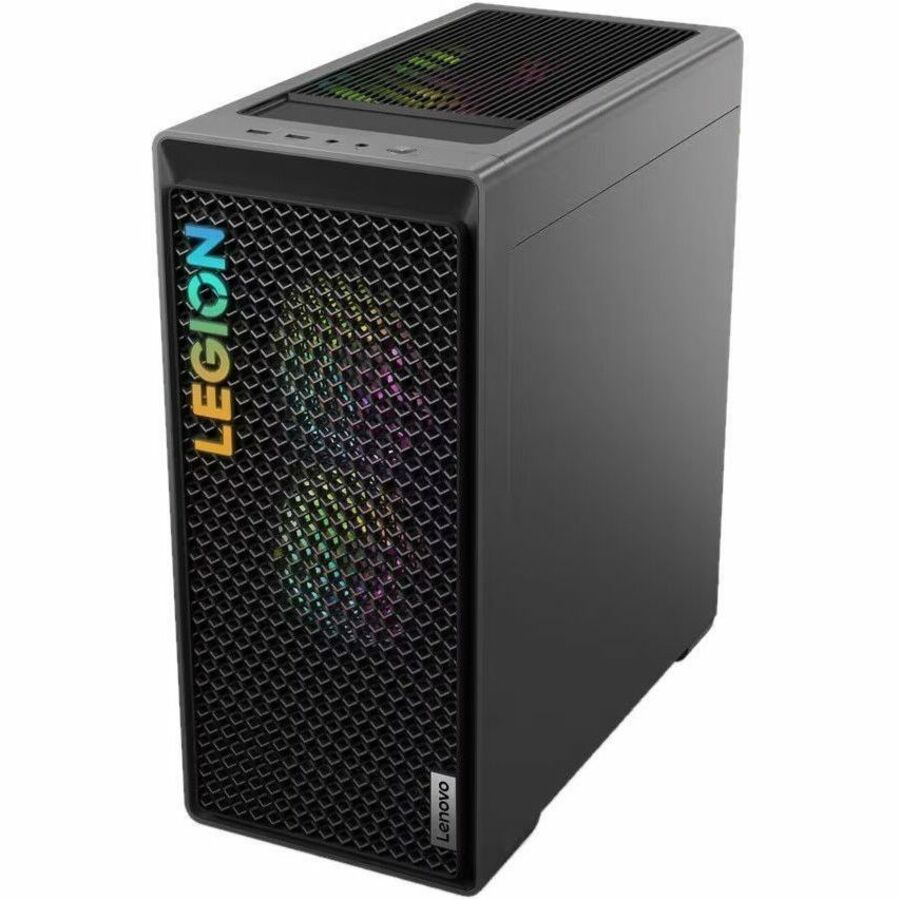 Lenovo Legion T5 26ARA8 90UX000QUS Gaming Desktop Computer - AMD Ryzen 7 7700 Octa-core (8 Core) 3.80 GHz - 16 GB RAM DDR5 SDRAM - 1 TB M.2 PCI Express NVMe 4.0 x4 SSD - Tower - Storm Gray