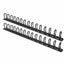 Vertical Cable Organizer with D-Ring Hooks - 0U - 6 ft.