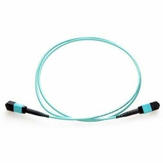 Axiom MPO Female to MPO Female Multimode OM3 50/125 Fiber Cable 0.5m - TAA Compliant