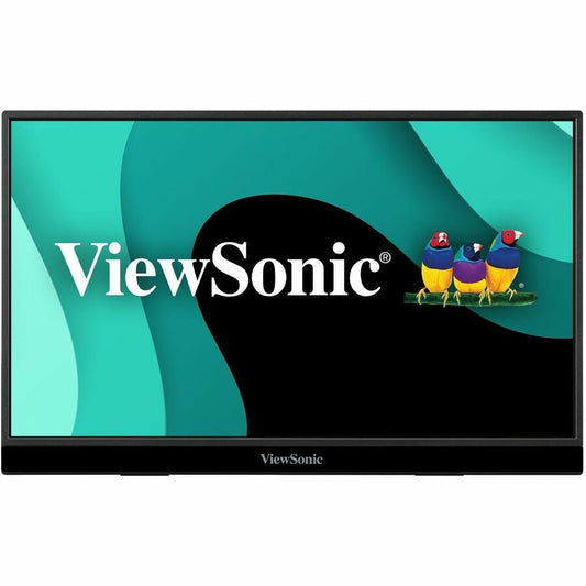 ViewSonic VX1655 15.6 Inch 1080p FHD Portable LED IPS Monitor with 2 Way Powered 60W USB C Mini HDMI Dual Speakers and Built-in Stand with Tripod mount