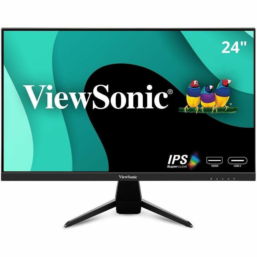 ViewSonic VX2467U 24 Inch 1080p Gaming Monitor with 65W USB C Ultra-Thin Bezels HDMI and VGA input