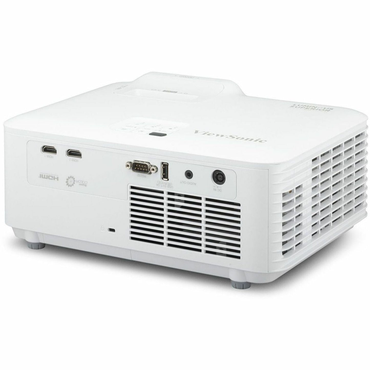 ViewSonic LS740HD 5000 Lumens 1080p Laser Projector with 1.3x Optical Zoom H/V Keystone 4 Corner Adjustment and 360 Degrees Projection for Auditorium Conference Room and Education