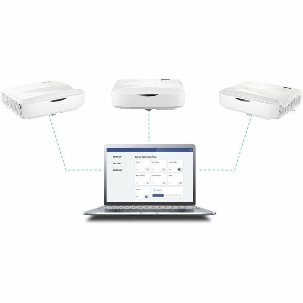 ViewSonic LS832WU 5000 Lumens WUXGA Ultra Short Throw Projector with 1.3 Optical Zoom H/V Keystone 4 Corner Adjustment 360 Degrees Projection for Auditorium Conference Room and Education