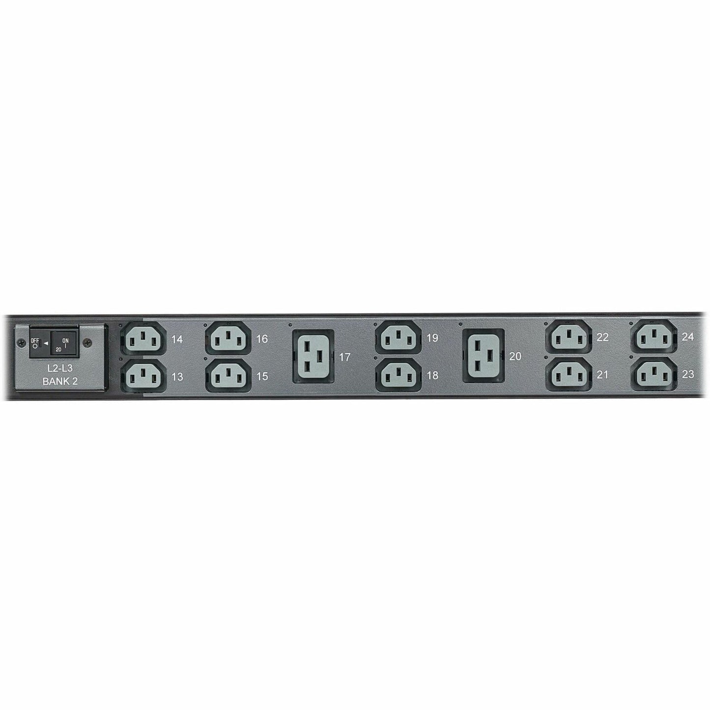 Tripp Lite series 8.6kW 200-240V 3-Phase IsoBreaker Managed PDU - Gigabit 36 Outlets L21-30P Input LCD 10 ft. (3 m) Cord 0U 70 in. (1.8 m) Height TAA