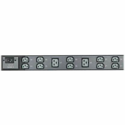 Tripp Lite series 8.6kW 200-240V 3-Phase IsoBreaker Managed PDU - Gigabit 36 Outlets L21-30P Input LCD 10 ft. (3 m) Cord 0U 70 in. (1.8 m) Height TAA