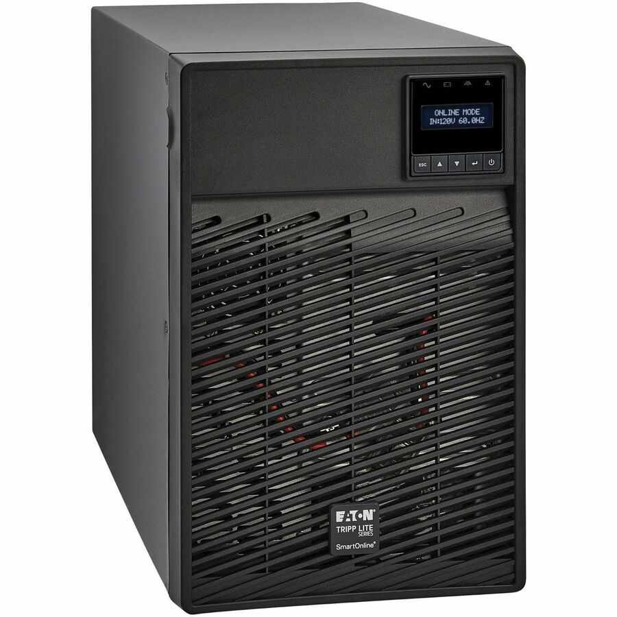 Eaton Tripp Lite series SmartOnline 120V 700VA 630W Double-Conversion UPS 6 Outlets Network Card Option LCD USB DB9 Tower