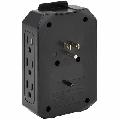 Tripp Lite Protect It! 6-Outlet Surge Protector - 5-15R Outlets 2 USB Ports 5-15P Direct Plug-In 490 Joules Black