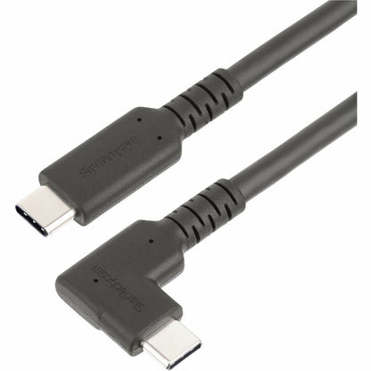 StarTech.com 6ft (2m) Rugged Right Angle USB-C Cable USB 3.2 Gen 1 (5 Gbps) USB C to C Data Transfer Cable 100W PD 4K 60Hz 90 Degree USB-C Cable