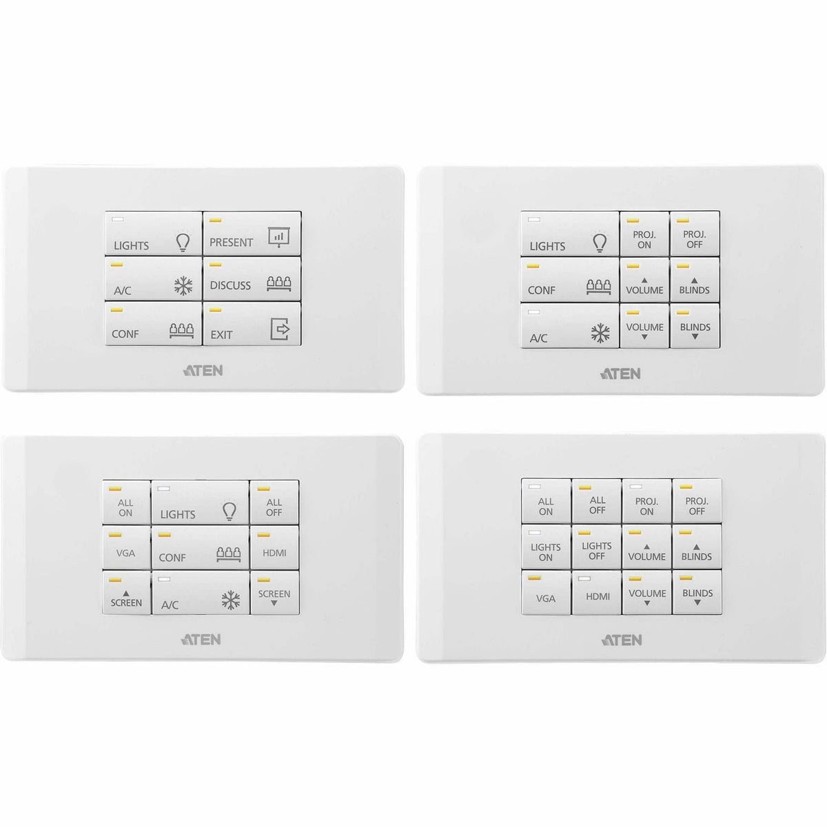 ATEN 12-button Keypad (EU 2 Gang)