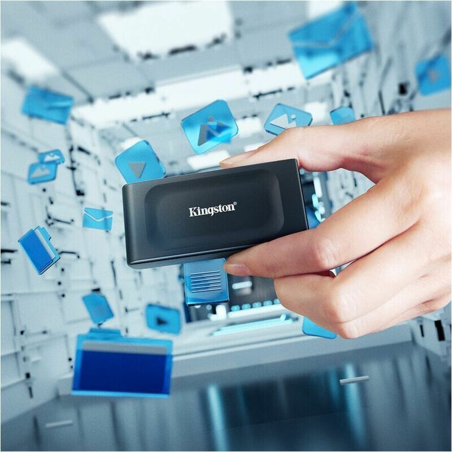 Kingston XS1000 1 TB Portable Solid State Drive - External
