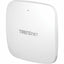 TRENDnet AX3000 Dual Band WiFi 6 PoE+ Access Point TEW-923DAP 1 x 2.5GBASE-T PoE+ LAN Port OFDMA and MU-MIMO Technology 2402Mbps (5Ghz) 573Mbps (2.4Ghz) WPA3 Ecryption White