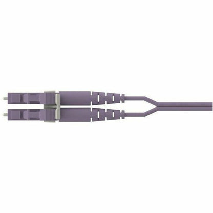 Panduit Opti-Core 2 Fiber OS2 Key/NonKey G-Violet LC Duplex Plenum