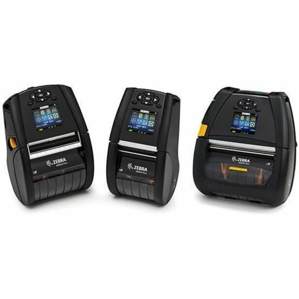 Zebra ZQ620 Plus Double Sided Desktop Industrial Mobile Retail Transportation & Logistic Warehouse Manufacturing Direct Thermal Printer - Monochrome - Label/Receipt Print - Bluetooth - Near Field Communication (NFC)