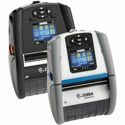 Zebra ZQ620 Plus Double Sided Desktop Industrial Mobile Retail Transportation & Logistic Warehouse Manufacturing Direct Thermal Printer - Monochrome - Label/Receipt Print - Bluetooth - Near Field Communication (NFC)