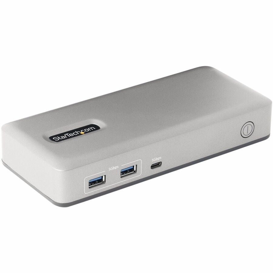 StarTech.com Dual-Monitor USB-C Docking Station DisplayPort & HDMI/VGA Multi Monitor Dock up to 4K 60Hz USB-C Dock 7x USB Hub 85W PD