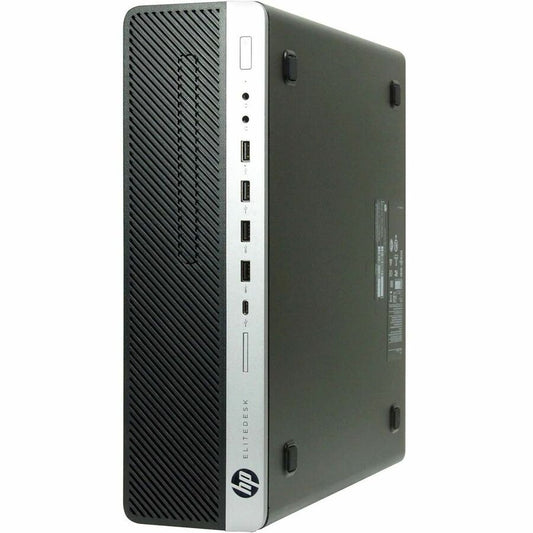 HP - Joy Systems EliteDesk 800 G3 Desktop Computer - Intel Core i7 7th Gen i7-7700 Quad-core (4 Core) 3.70 GHz - 16 GB RAM DDR4 SDRAM - 256 GB SSD - Small Form Factor - Refurbished