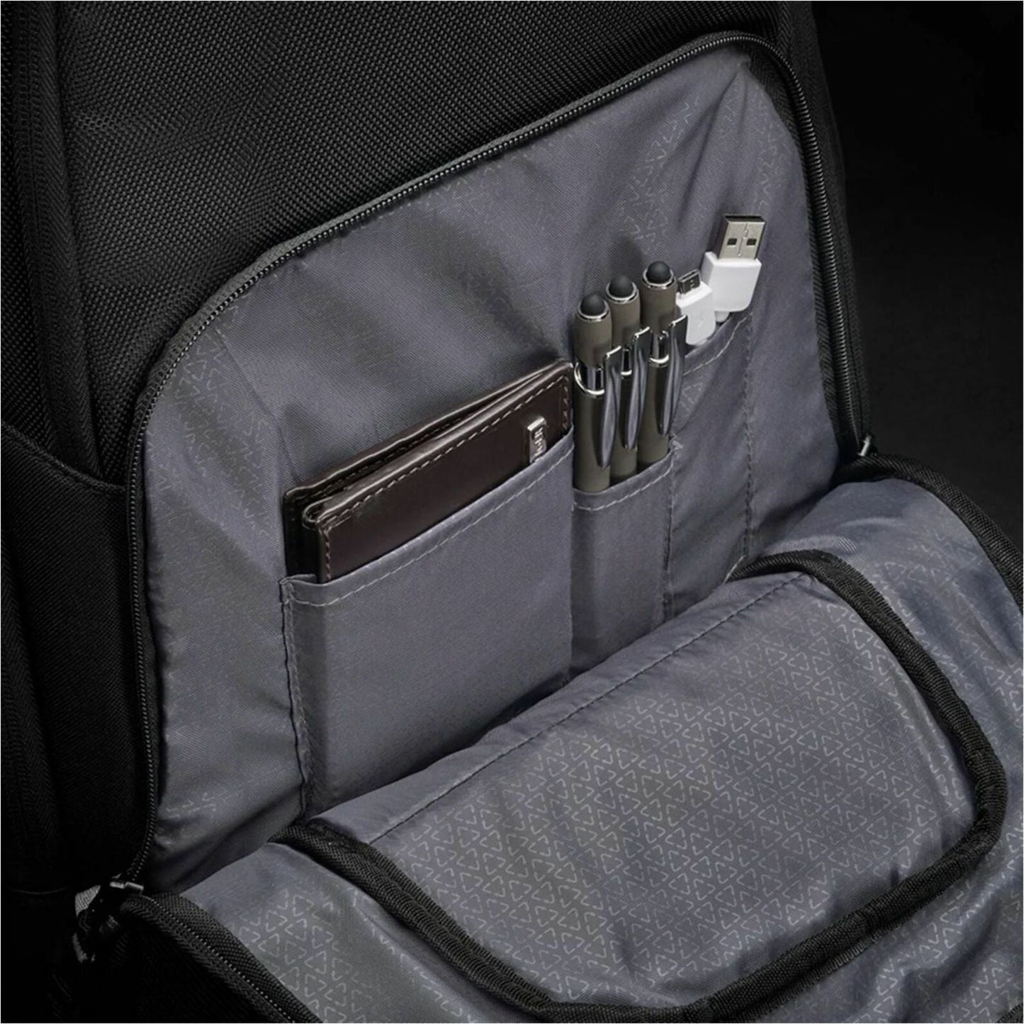 CODi Ferretti Pro Carrying Case (Backpack) for 17.6" Notebook Tablet Water Bottle - Black