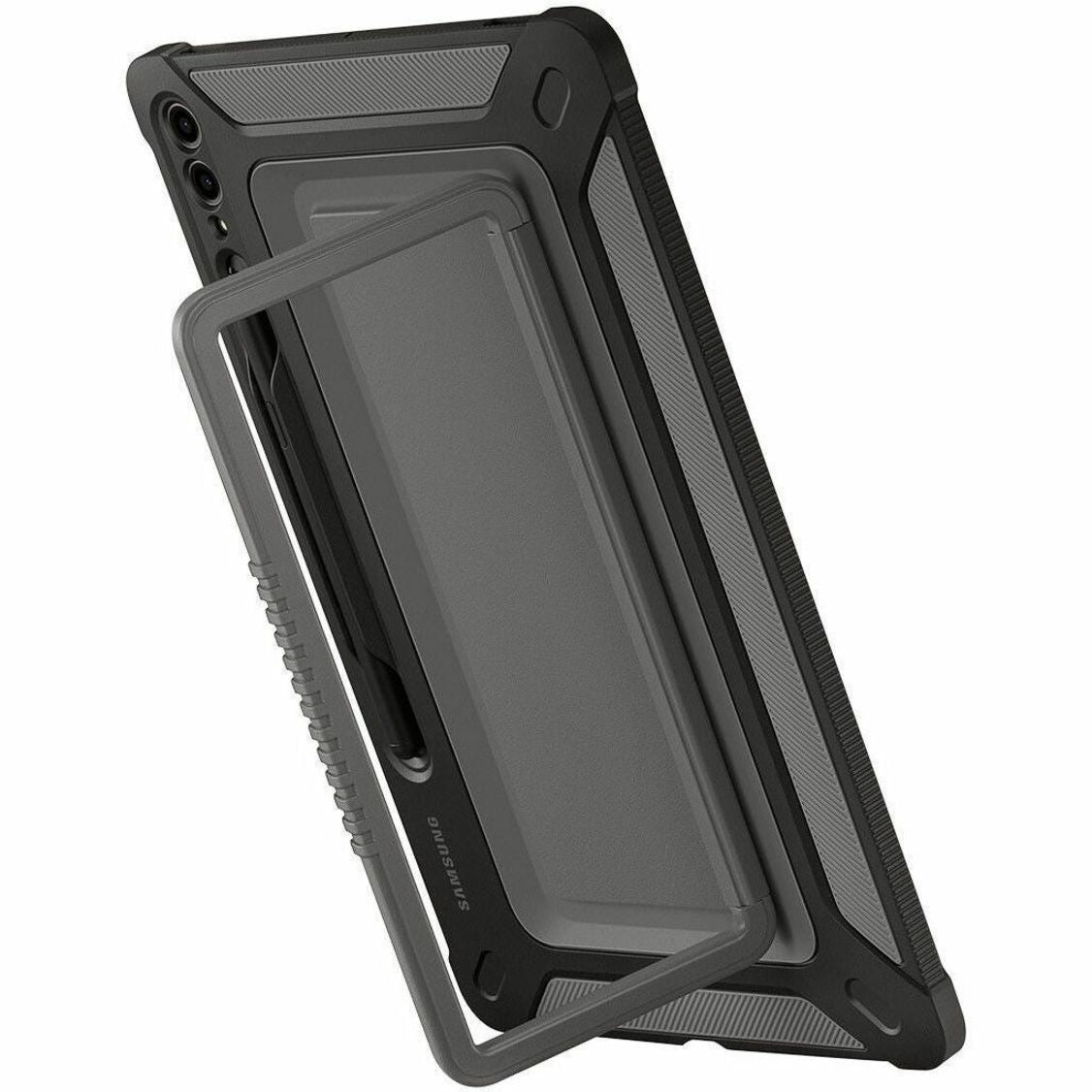 Samsung Rugged Carrying Case Samsung Galaxy Tab S9+ Tablet Stylus - Black