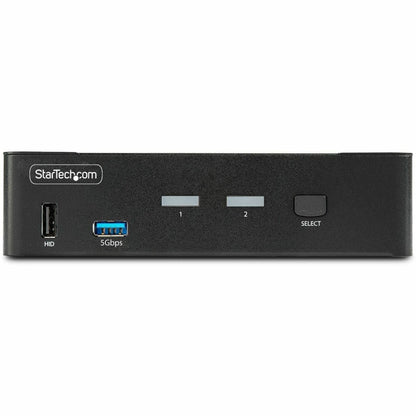 StarTech.com 2-Port DisplayPort 1.4 KVM Switch 8K 60Hz / 4K 144Hz 2x USB 3.0 Ports 4x USB 2.0 Ports Hotkey Switching TAA Compliant