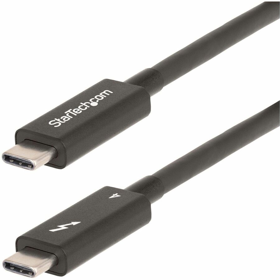 StarTech.com 6ft (2m) Active Thunderbolt 4 Cable 40Gbps 100W PD 4K/8K Video Intel-Certified Compatible w/Thunderbolt 3/USB 3.2/DisplayPort