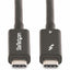 StarTech.com 6ft (2m) Active Thunderbolt 4 Cable 40Gbps 100W PD 4K/8K Video Intel-Certified Compatible w/Thunderbolt 3/USB 3.2/DisplayPort