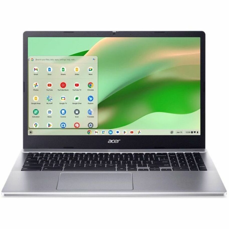 Acer Chromebook 315 CB315-5HT-P5NU 15.6" Touchscreen Chromebook - Full HD - 1920 x 1080 - Intel N200 Quad-core (4 Core) 1 GHz - 8 GB Total RAM - 128 GB Flash Memory - Silver
