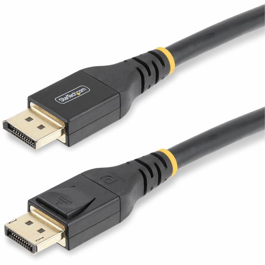 StarTech.com 50ft (15m) VESA-Certified Active DisplayPort 1.4 Cable DP8K w/HBR3/HDR10/MST/DSC 1.2/HDCP 2.2 8K 60Hz 4K 120Hz Active DP 1.4 Cable M/M