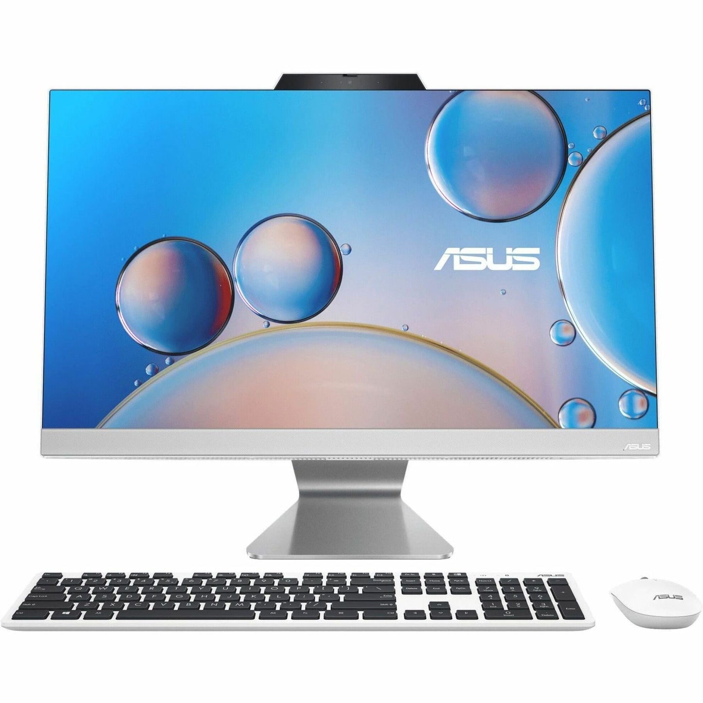 Asus M3402WFA-PB504T All-in-One Computer - AMD Ryzen 5 7520U Quad-core (4 Core) - 16 GB RAM LPDDR5 - 512 GB M.2 PCI Express NVMe 3.0 SSD - 23.8" Full HD 1920 x 1080 Touchscreen Display - Desktop