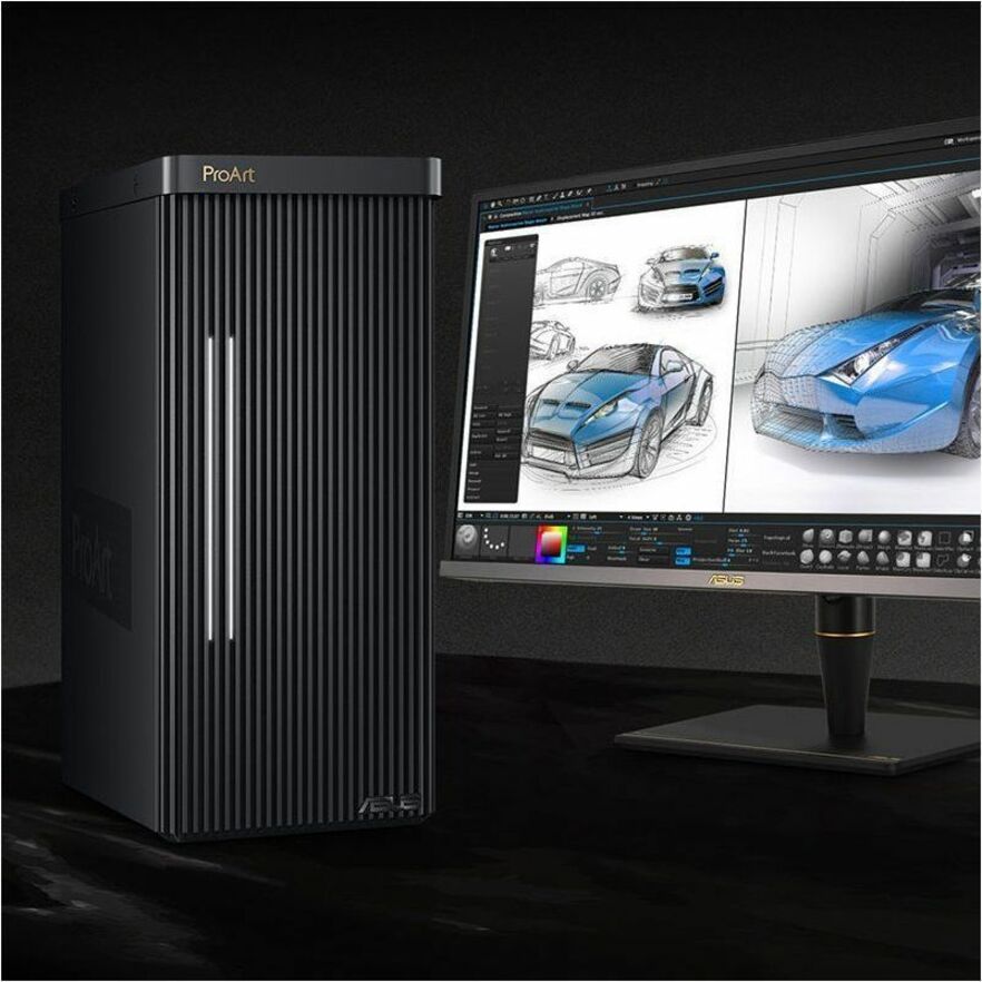 Asus ProArt Station PD500TE-XB948 Desktop Computer - Intel Core i9 13th Gen i9-13900 Tetracosa-core (24 Core) 2 GHz - 32 GB RAM DDR4 SDRAM - 2 TB M.2 PCI Express NVMe 4.0 SSD - Tower - Black