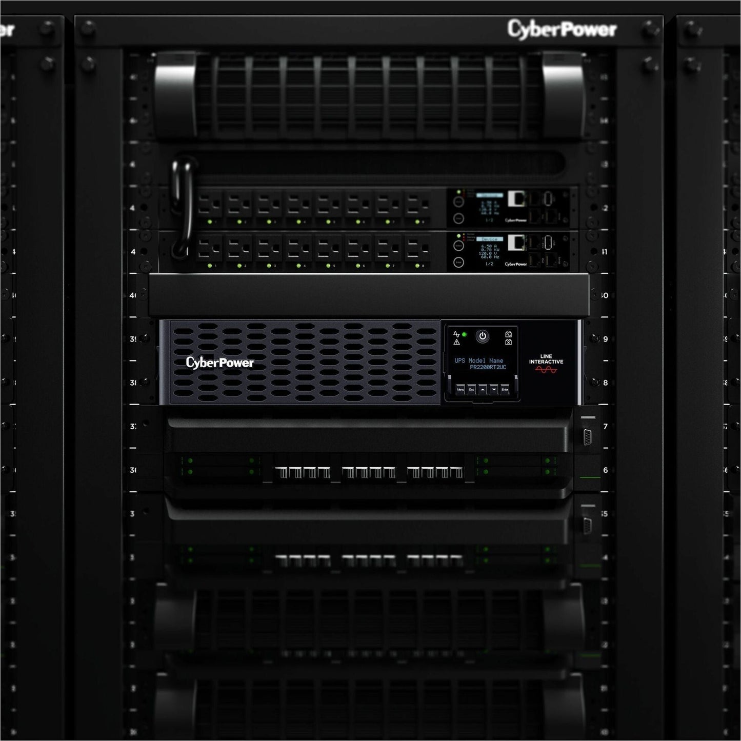 CyberPower Smart App Sinewave PR2200RT2UC 2200VA Rack/Tower UPS