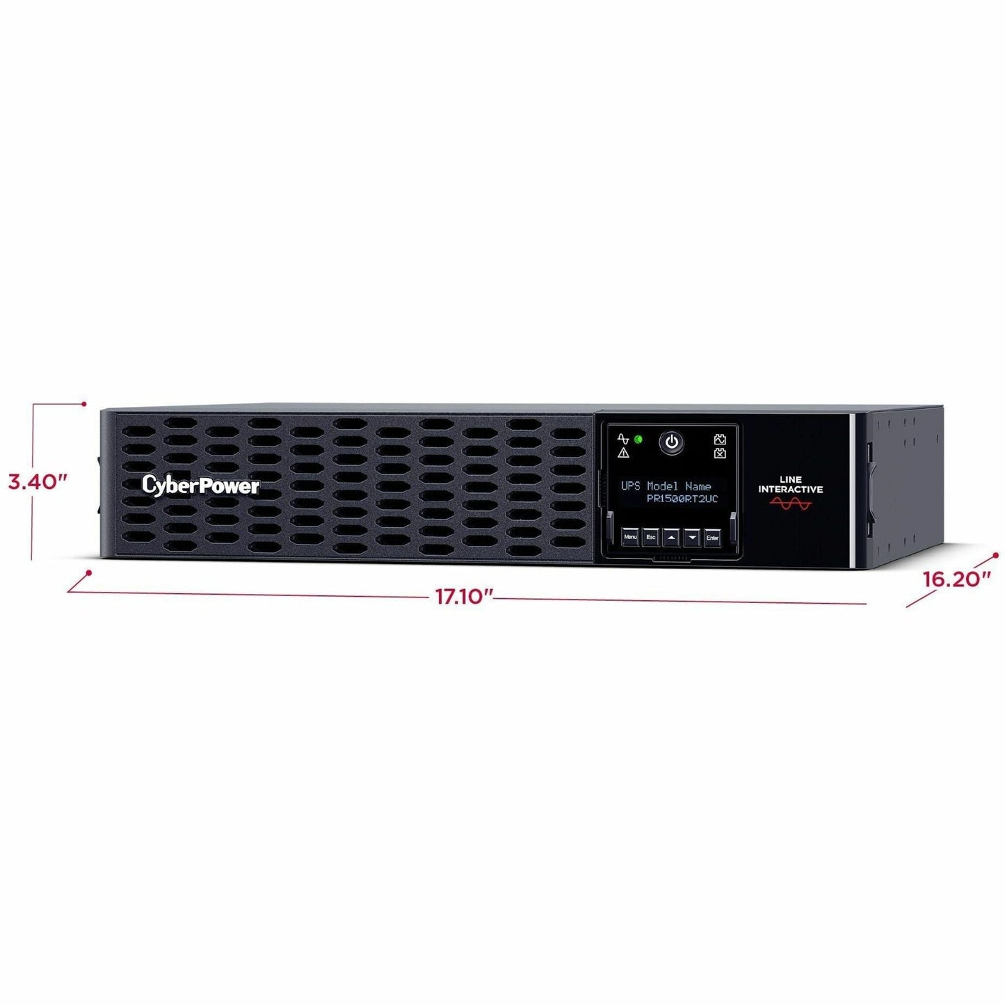 CyberPower Smart App Sinewave PR1500RT2UC 1500VA Rack/Tower UPS