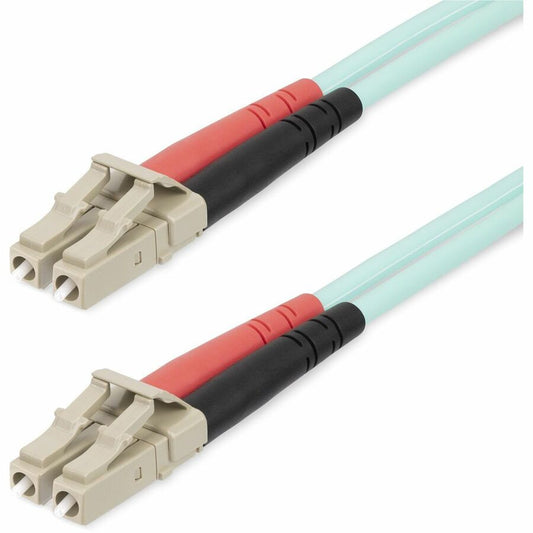 StarTech.com 20m (65ft) LC/UPC to LC/UPC OM4 Multimode Fiber Optic Cable 50/125&micro;m LOMMF/VCSEL Zipcord Fiber 100G LSZH Fiber Patch Cord