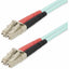 StarTech.com 20m (65ft) LC/UPC to LC/UPC OM4 Multimode Fiber Optic Cable 50/125µm LOMMF/VCSEL Zipcord Fiber 100G LSZH Fiber Patch Cord