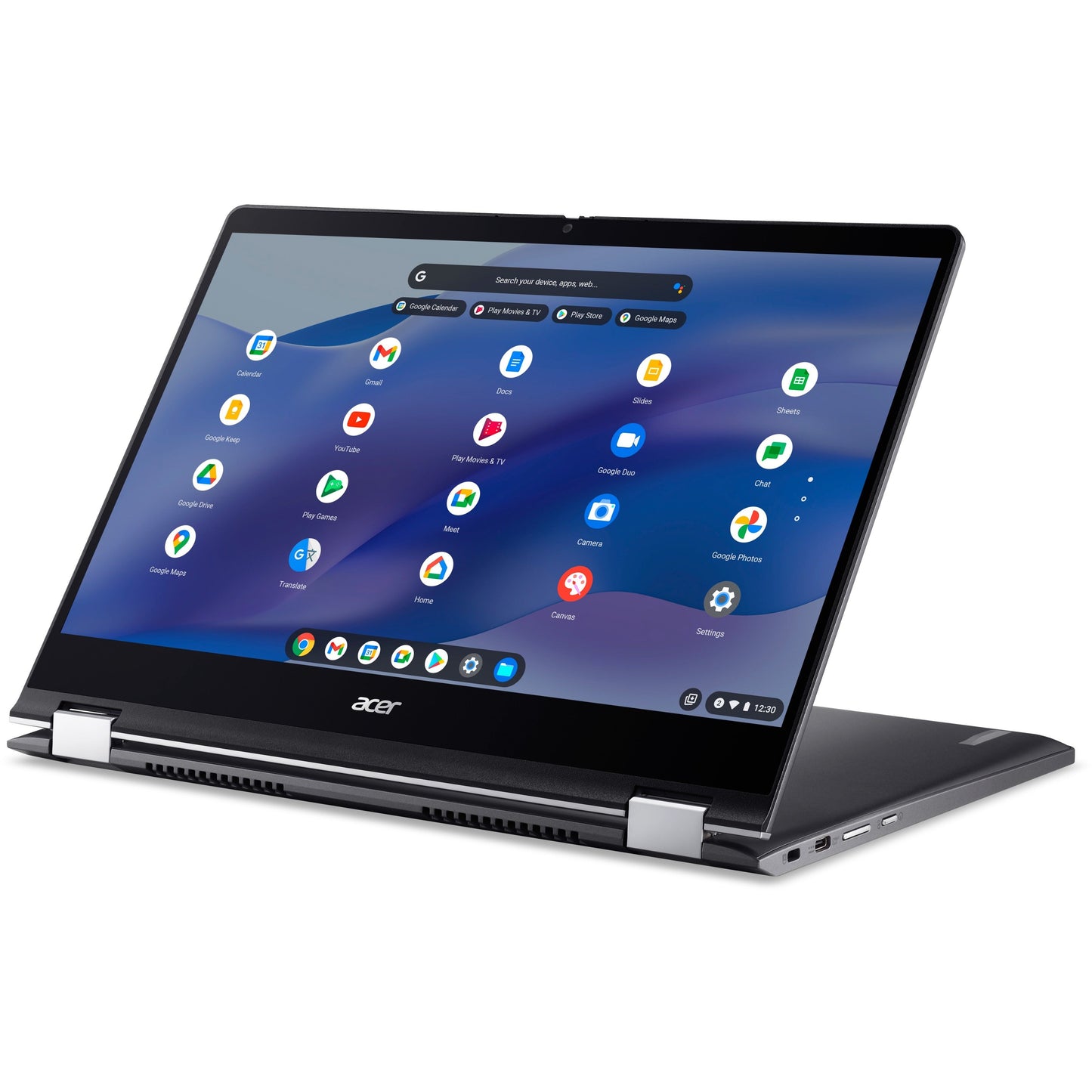 Acer Chromebook Spin 514 CP514-3WH CP514-3WH-R2HP 14" Touchscreen Convertible 2 in 1 Chromebook - Full HD - 1920 x 1080 - AMD Ryzen 5 5625C Hexa-core (6 Core) 2.30 GHz - 16 GB Total RAM - 256 GB SSD - Iron