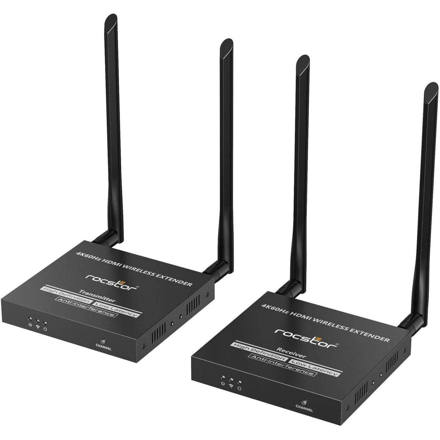 Rocstor Long Range Wireless 4K Video Transmitter and Receiver Kit with Local Passthrough