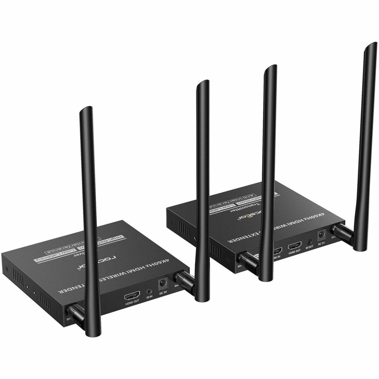 Rocstor Long Range Wireless 4K Video Transmitter and Receiver Kit with Local Passthrough