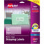Avery® Matte Clear Shipping Labels Sure Feed® Technology Inkjet 2