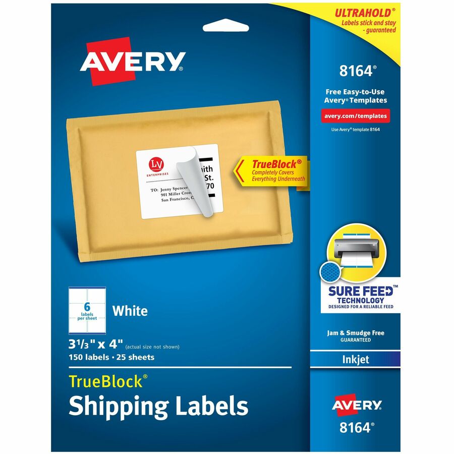 Avery&reg; TrueBlock Shipping Labels