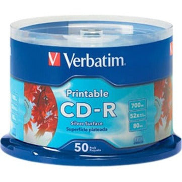 50PK CD-R 700MB 52X SILVER     